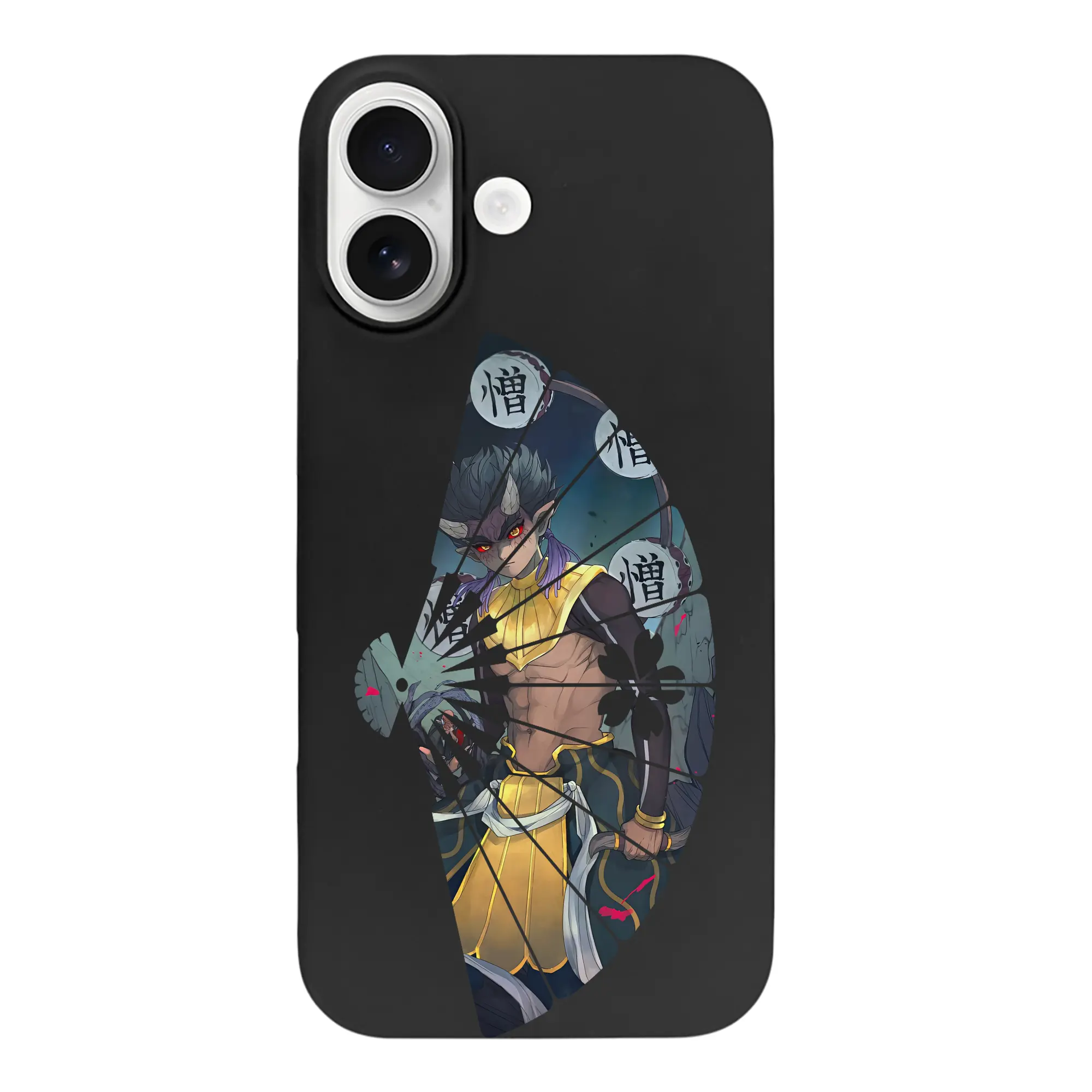 鬼滅の刃 グッズ,半天狗 - iPhone 17 シリーズ シリコンケース 薄型 耐衝撃 指紋防止 ソフトタッチカバー 精密フィット 傷防止 保護ケース iPhone 17/17 Air/17 Pro/17 Pro Max 対応